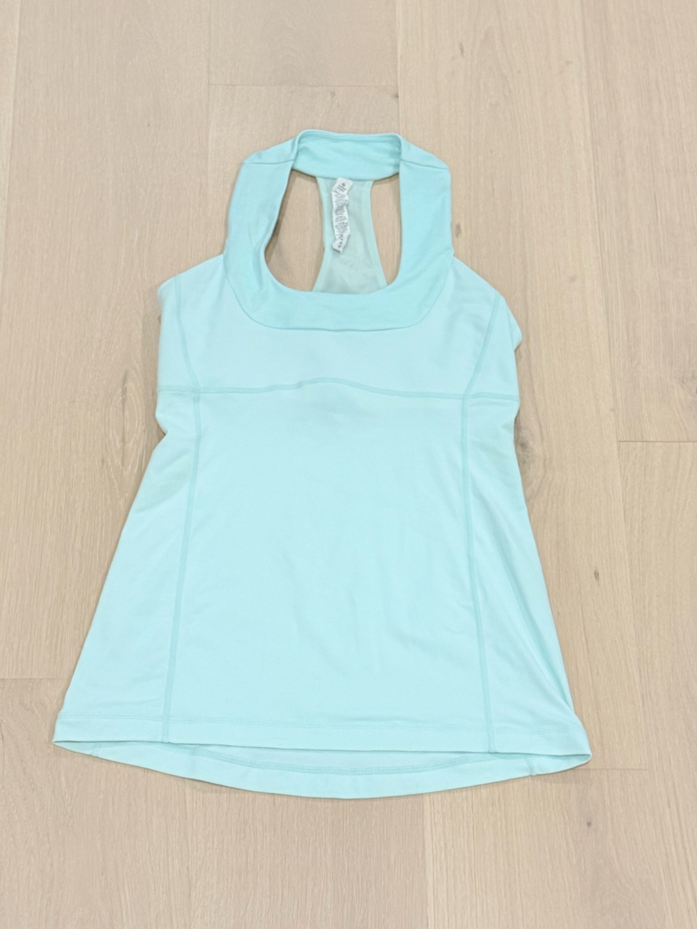 Lululemon Baby Blue Aqua Racerback Tank Top Size 6